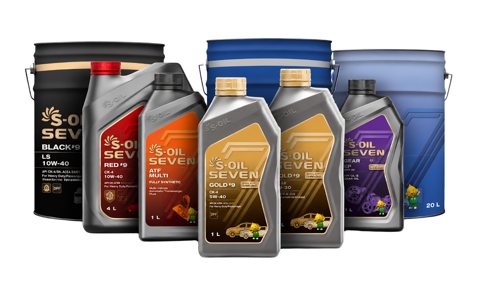 S-OIL 7 product range